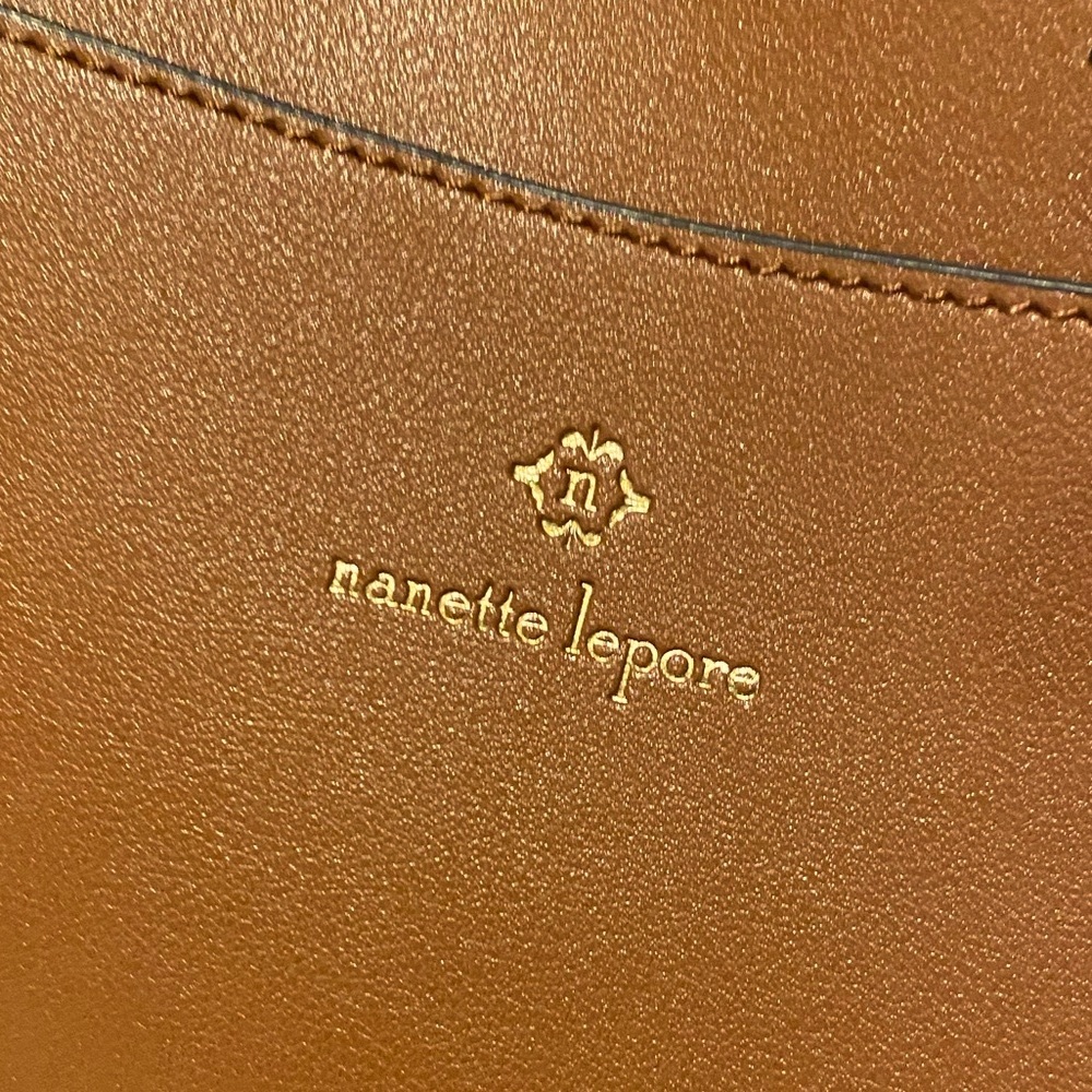 Nanette Lepore Vegan Leather Tote Handbag - Picture 6 of 11